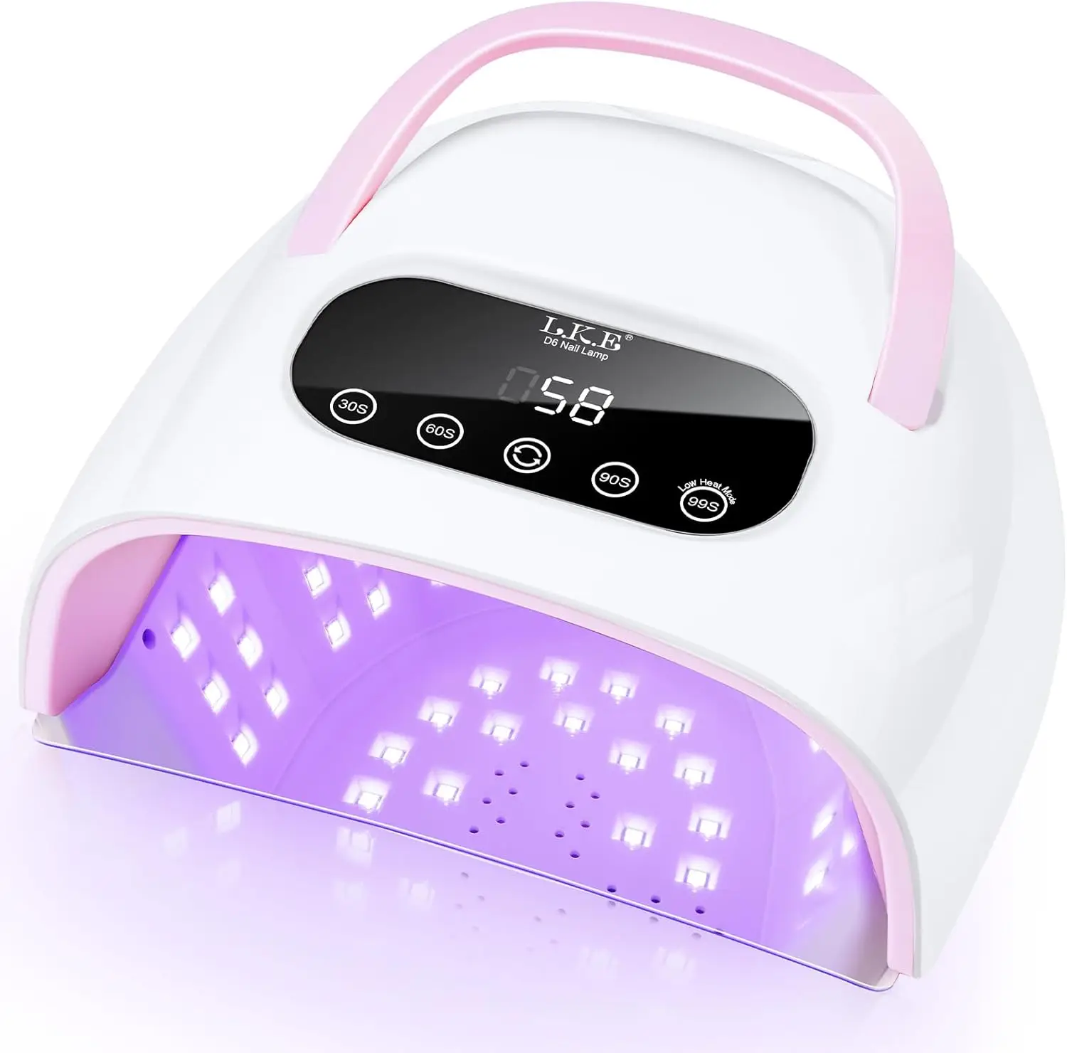 

Professional 168W UV Nail Lamp with Auto Sensor & 4 Timer Settings for Gel Nails – Fast Curing, Salon & Home Use