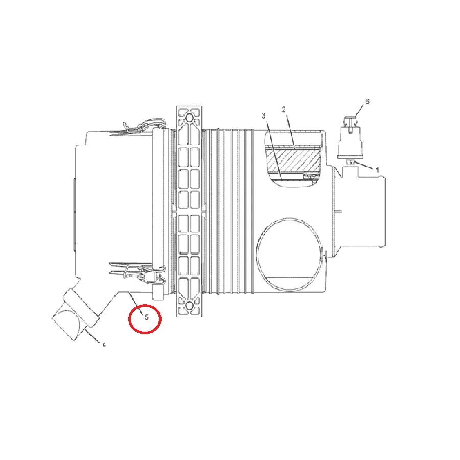 125-6700,COVER AIR CLEANER Caterpillar 315B L M312 312B L M315 312D L 312C L 312B 312C 312D