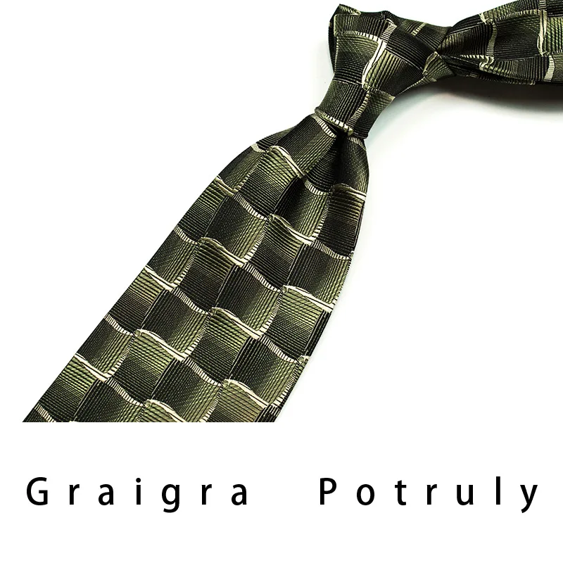 

Real silk, dark green, formal business, mulberry silk, width 9CM, men's tie