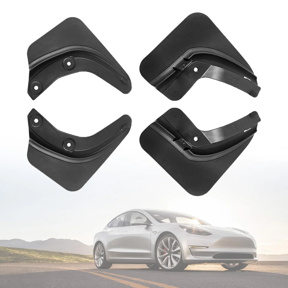 

4pcs Car Mud Flaps For Tesla Model 3 2020 2021 2022 2023 Front Rear Wheel Mudguards Auto Accessories Splash Guards MudFlaps ﻿