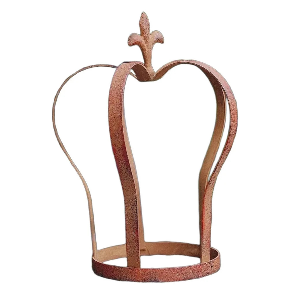 For Garden Aesthetic Metal Plant Stand Rustic Decor Outdoor Pot Holder Narrow Space Solution Medium Pot Support