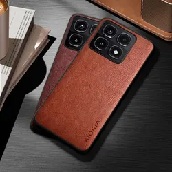 Classic Case for Xiaomi 14T Pro funda business style durable pu leather cover for xiaomi 14t case coque