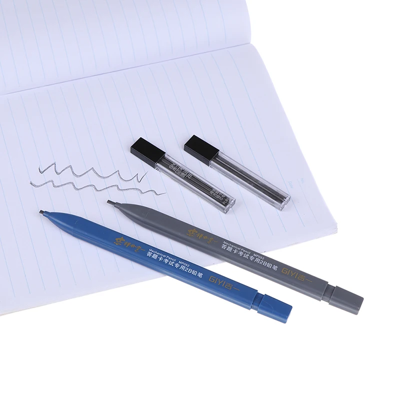 Lead Holder Exam Mechanical Pencil With  Lead Refill Set Student