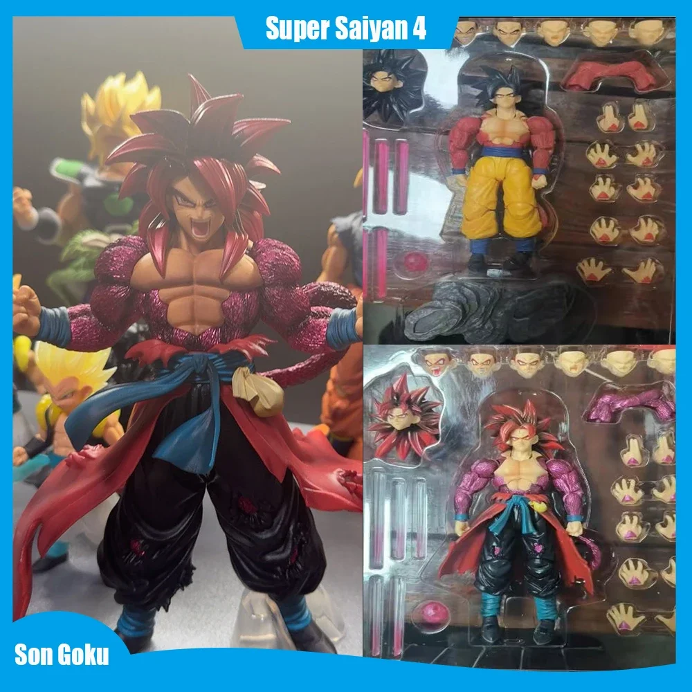 

Игрушки с черными отверстиями Драконий жемчуг Shf Super Saiyan 4 Son Goku Toyotarou Ultra Instinct Goku аниме экшн-фигурка Коллекционная модель игрушка