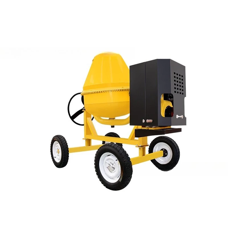 

Four-wheel mixer hand-pushed concrete mixer
