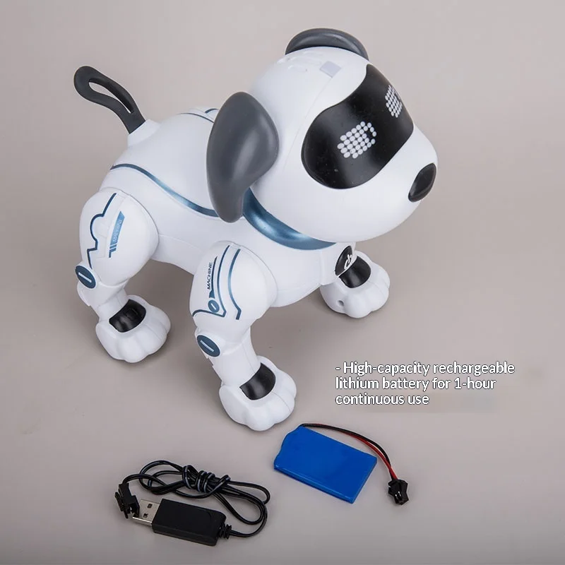 Lo último en juguete para perros Robot con Sensor programable y Control remoto para niños y niñas, máquina inteligente electrónica interactiva para mascotas