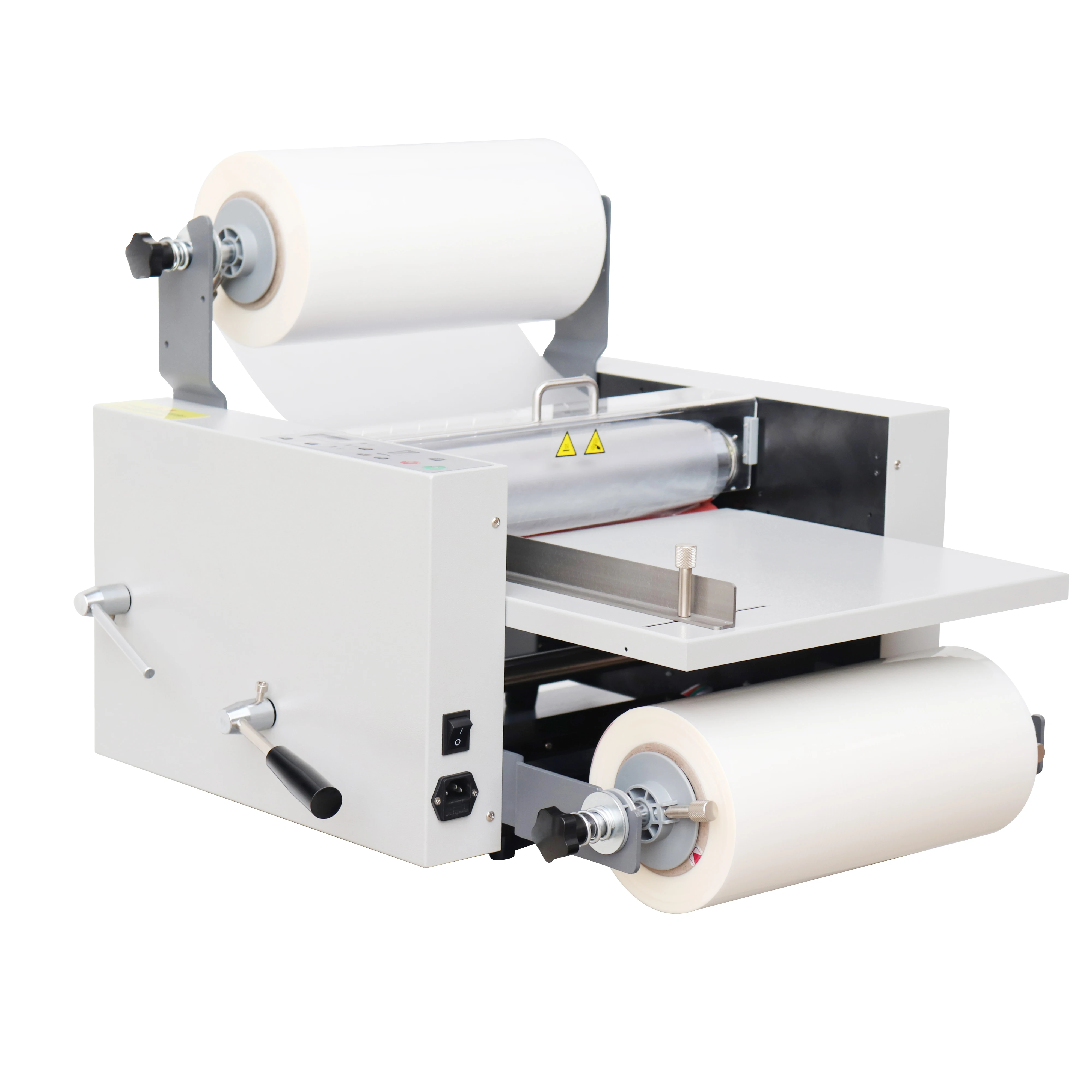 

WD-380 Desktop Electric 375mm/14'' Manual Feeding Paper Hot and Cold Roll Laminator A3 A4 Paper Laminating Machine