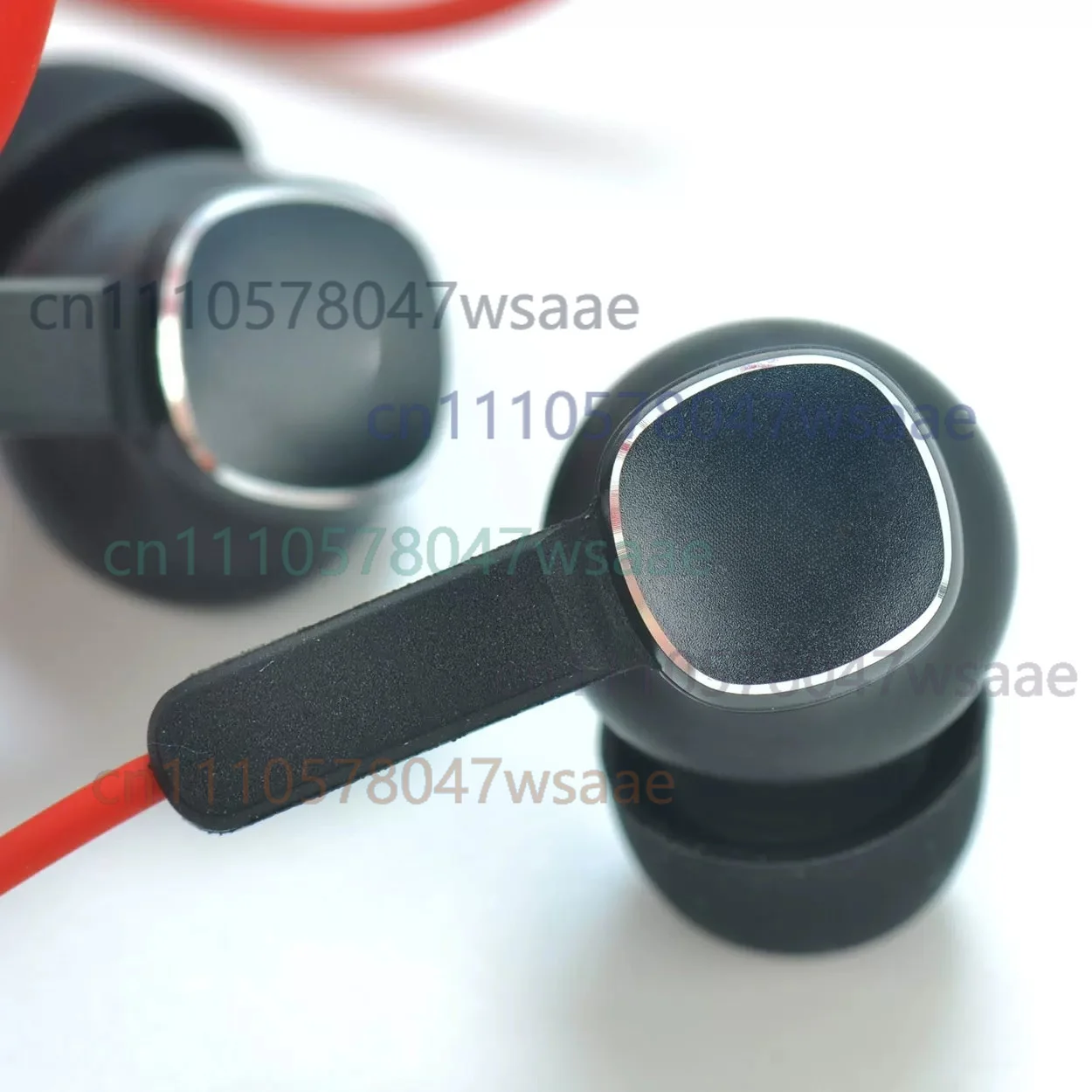 Original for BlackBerry WH70 3.5mm In-Ear Wired Headset, Red Limited Edition For BlackBerry Classic KEY2 With Inline Mic Control