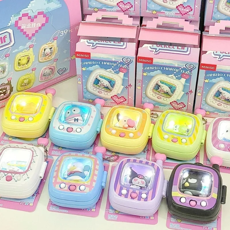 ของแท้ Miniso Sanrio Pocket Elf จี้ Series กล่องตาบอด Hellokitty Melody อะนิเมะรูปตกแต่งคอลเลกชันที่กําหนดเองของขวัญ