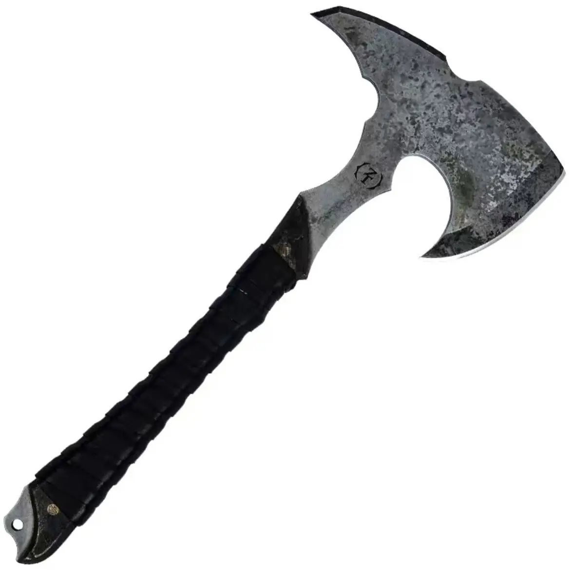Outdoor Portable Forging Niman Axe Camping Battle Axe Chopping Wood Durable Hand Forging Hand Axe