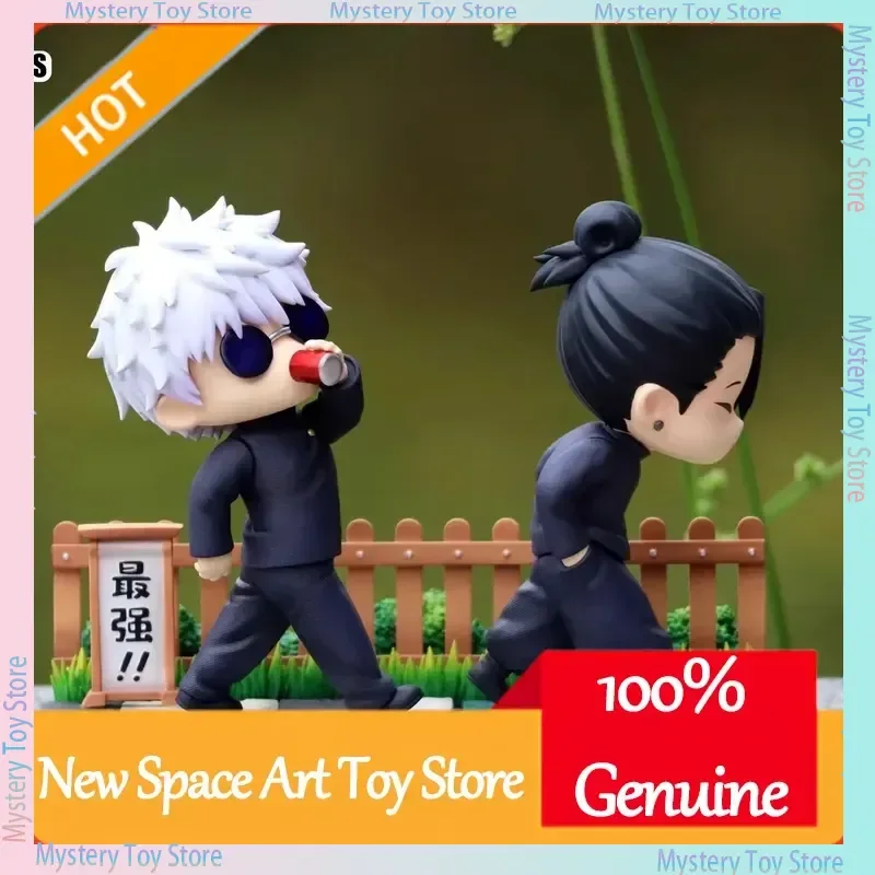 

Мини-фигурки Jujutsu Kaisen: Сатору Годжо и Сугуру Гето, 6 см, ПВХ, милые аниме-модели, коллекционные украшения для рабочего стола, подарок для фанатов