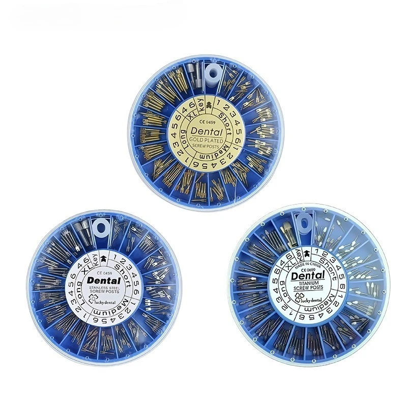 Stainless Steel Root Canal Threaded Posts For Dental Restoration_voghion.com