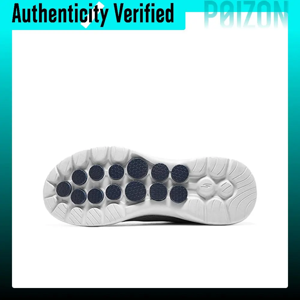 Skechers Go Walk 6 Cushioning Abrasion Resistant Breathable Low top Casual Shoes Men's Gray 216268-GRY view 6