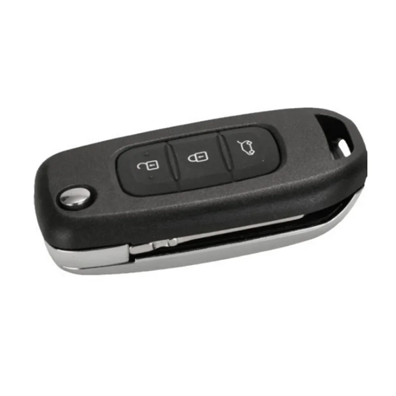 

PCF7961M 4A чип 433 МГц автомобильный дистанционный ключ с 3 кнопками складной блок управления HU56R лезвие ключа для Renault Megane 3