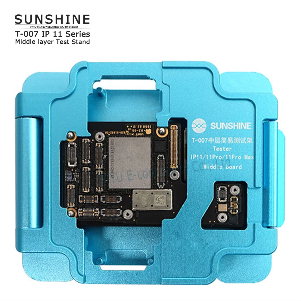 SUNSHINE T-007 IP 11 series 3 in 1 Motherboard simple middle test stand precise alignment for IP11 / IP11 Pro / IP11 Pro MAX