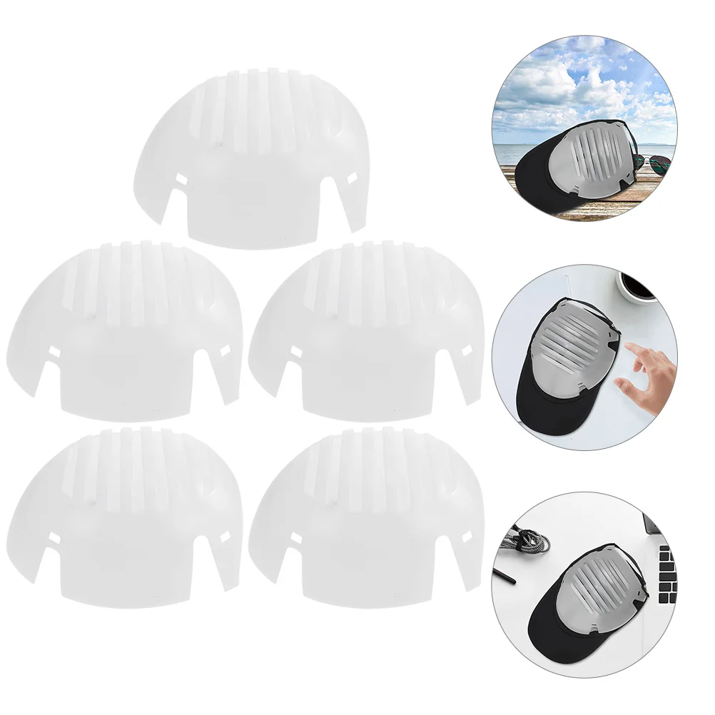 

5 Pcs Baseball Cap Safety Insert Anti-collision Shell Hard Hats Liners Universal White or