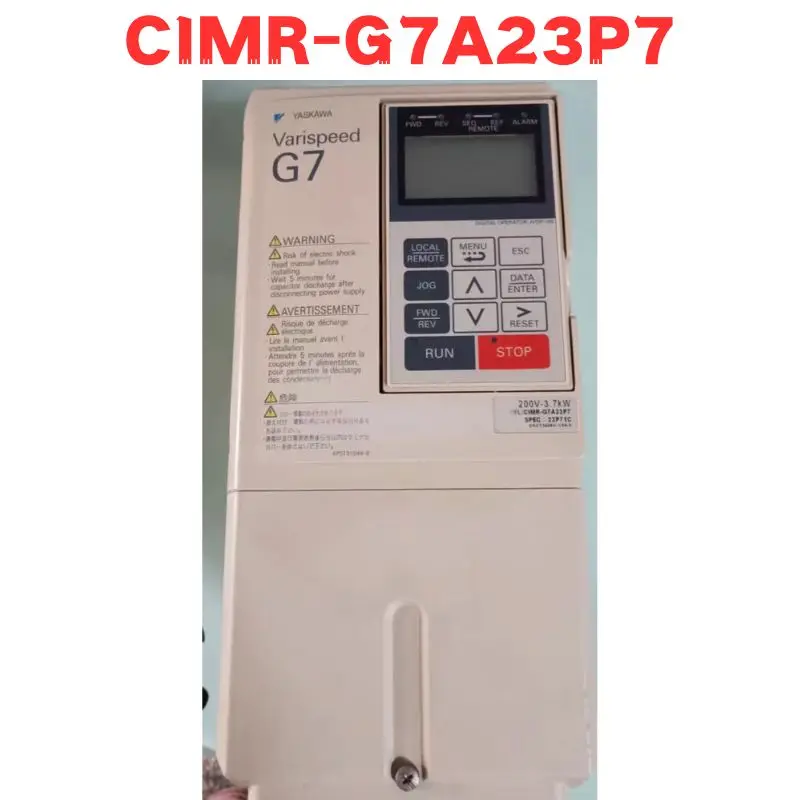 

Second-hand CIMR-G7A23P7 CIMR G7A23P7 Inverter Tested OK