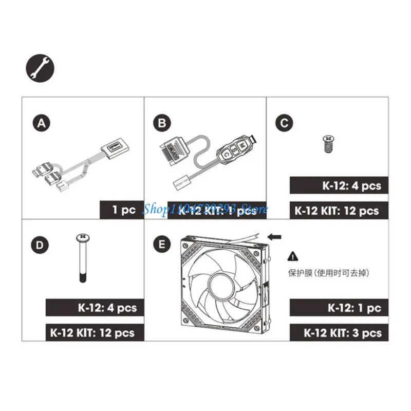 

Y2GD (Pack of 3) 2000RPM High ARGB CPU Fans with PWM Silent Computer CPU Cooling