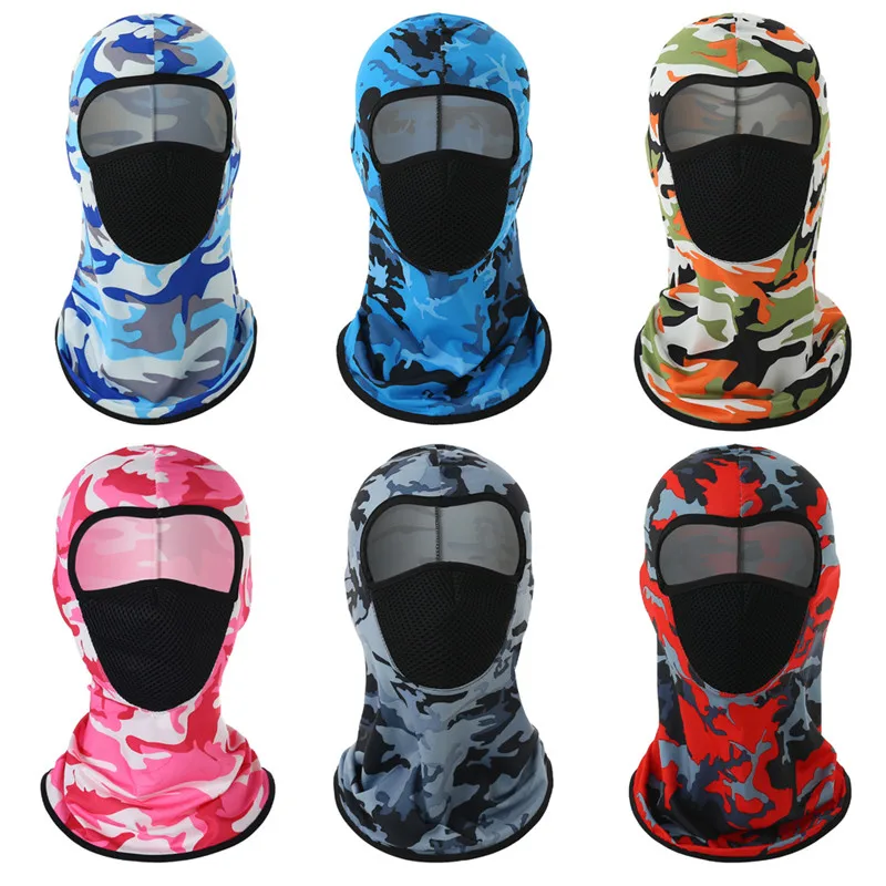 

Balaclava Mask Scarf Windproof Hiking Scarves With Print Camouflage Cycling Hunting Camping Tourism Neck Cover Sport Accessories