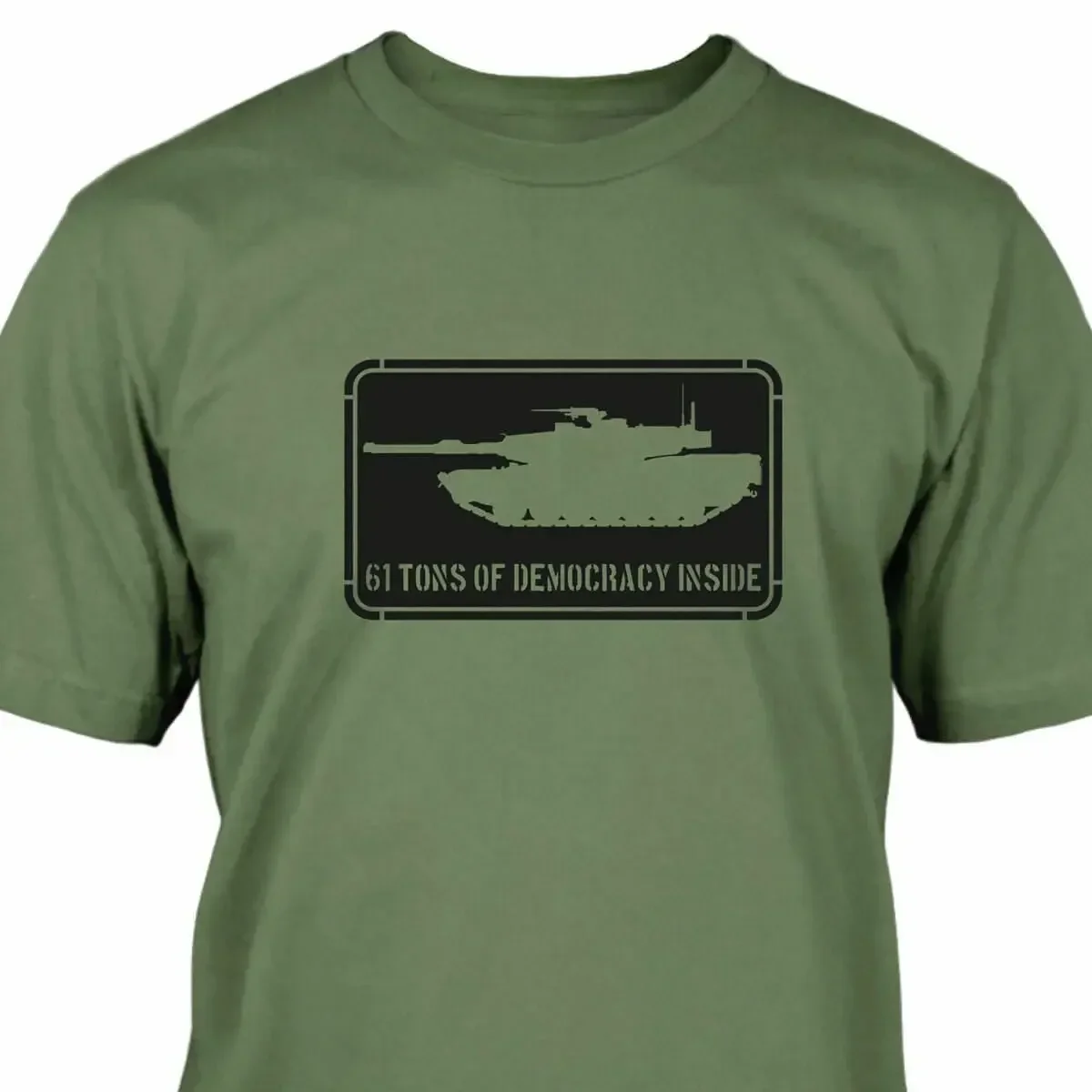

M1 Abrams main battle tank Printed Military T-Shirt 100% Cotton O-Neck Short Sleeve Summer Casual Mens T-shirt Streetwear