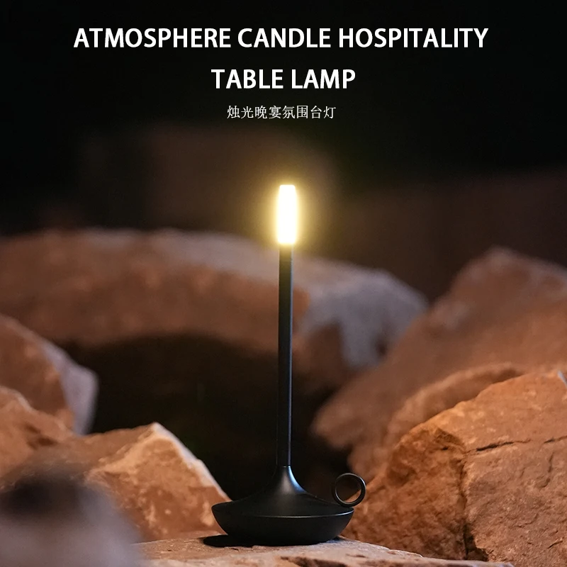 Wiederauf ladbare Kerzenlicht Abendessen Atmosphäre Restaurant Schlafzimmer Dekoration lange Ausdauer kleine Nachtlicht Schreibtisch lampe Stimmungs licht