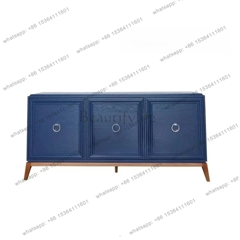 

French entrance cabinet, facing the door, solid wood living room, extremely narrow and ultra-thin American shoe cabinet