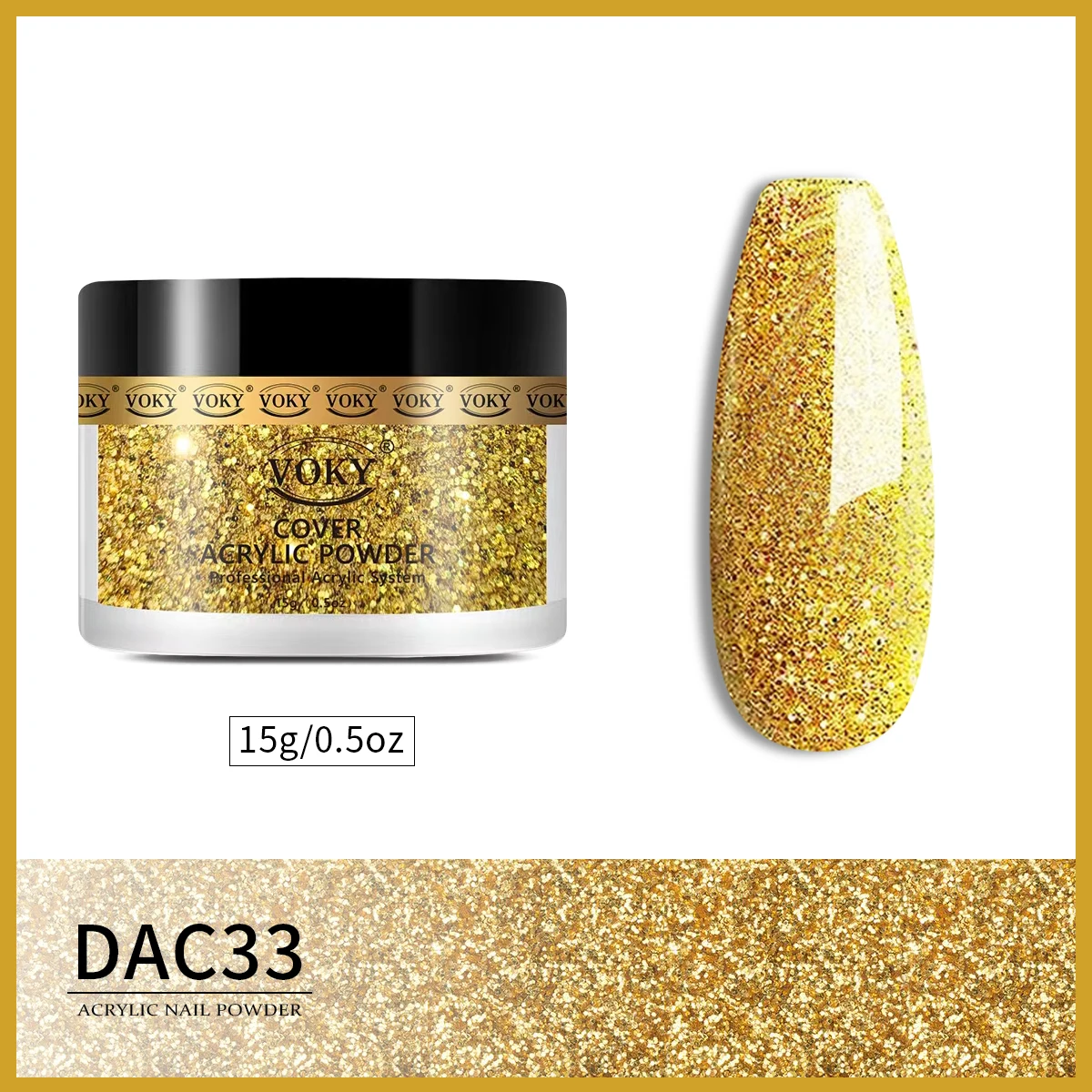 Polvo acrílico Polvo de uñas profesional para uñas acrílicas para usar con líquido de uñas acrílico monomero