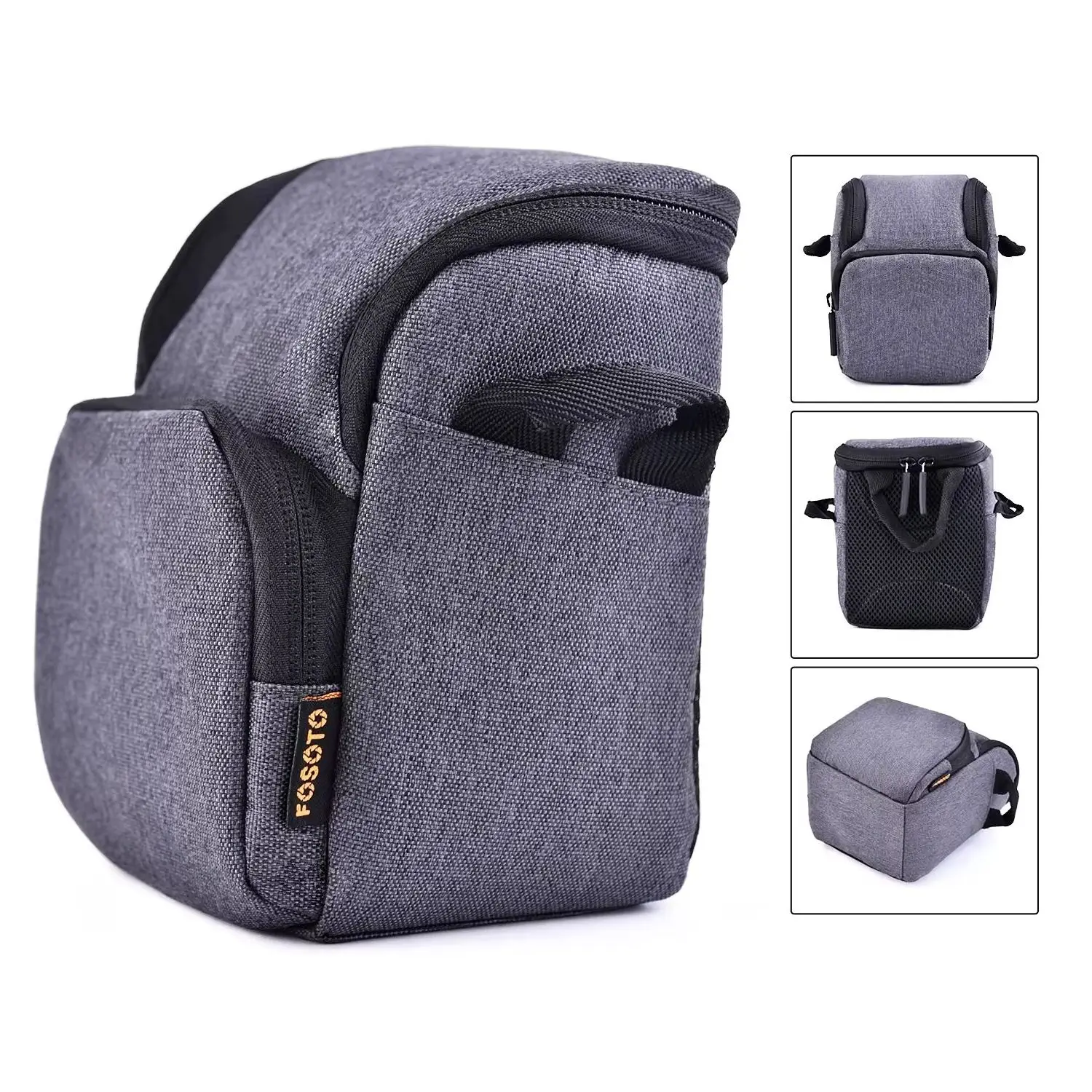 Fusitu Waterproof Travel Digital Camera Bag Portable Case for Canon Nikon Sony Panasonic - Photo Storage Organizer