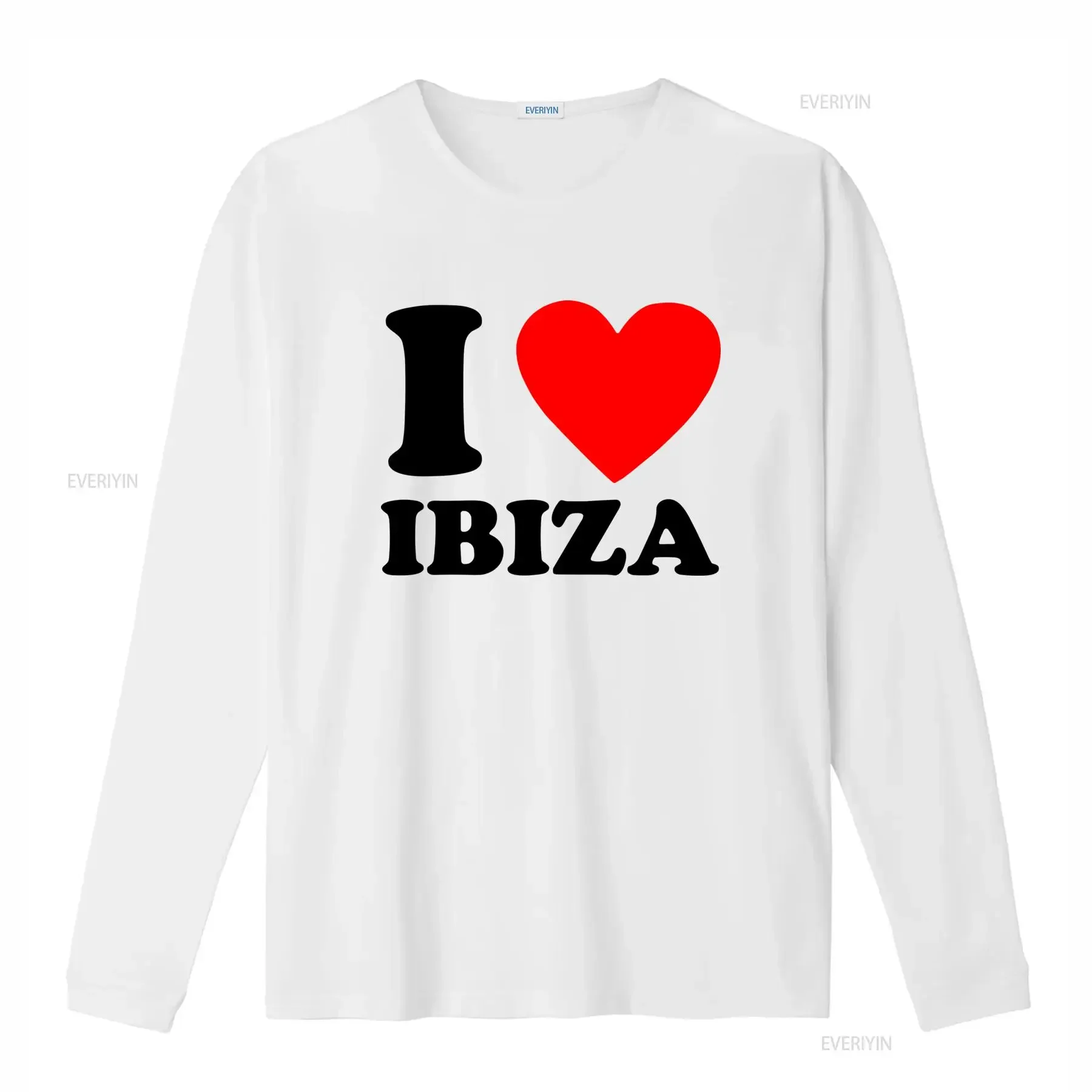 I Love Heart Ibiza Holiday T Shirt Stylish and Comfortable for Your Vacation vintage Washed Unisex graphic Slightly fashion
