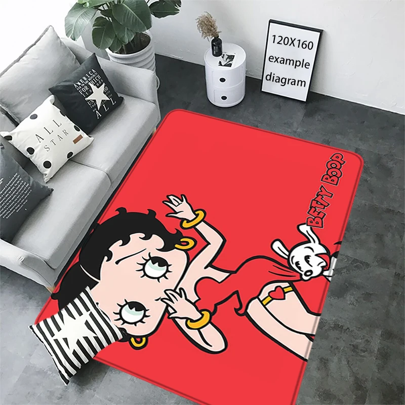 مدخل المنزل ممسحة Bettys Boops المدخل السجاد غرفة المعيشة السجاد القدم السجاد الحمام البساط الحصير عدم الانزلاق ديكور المنزل