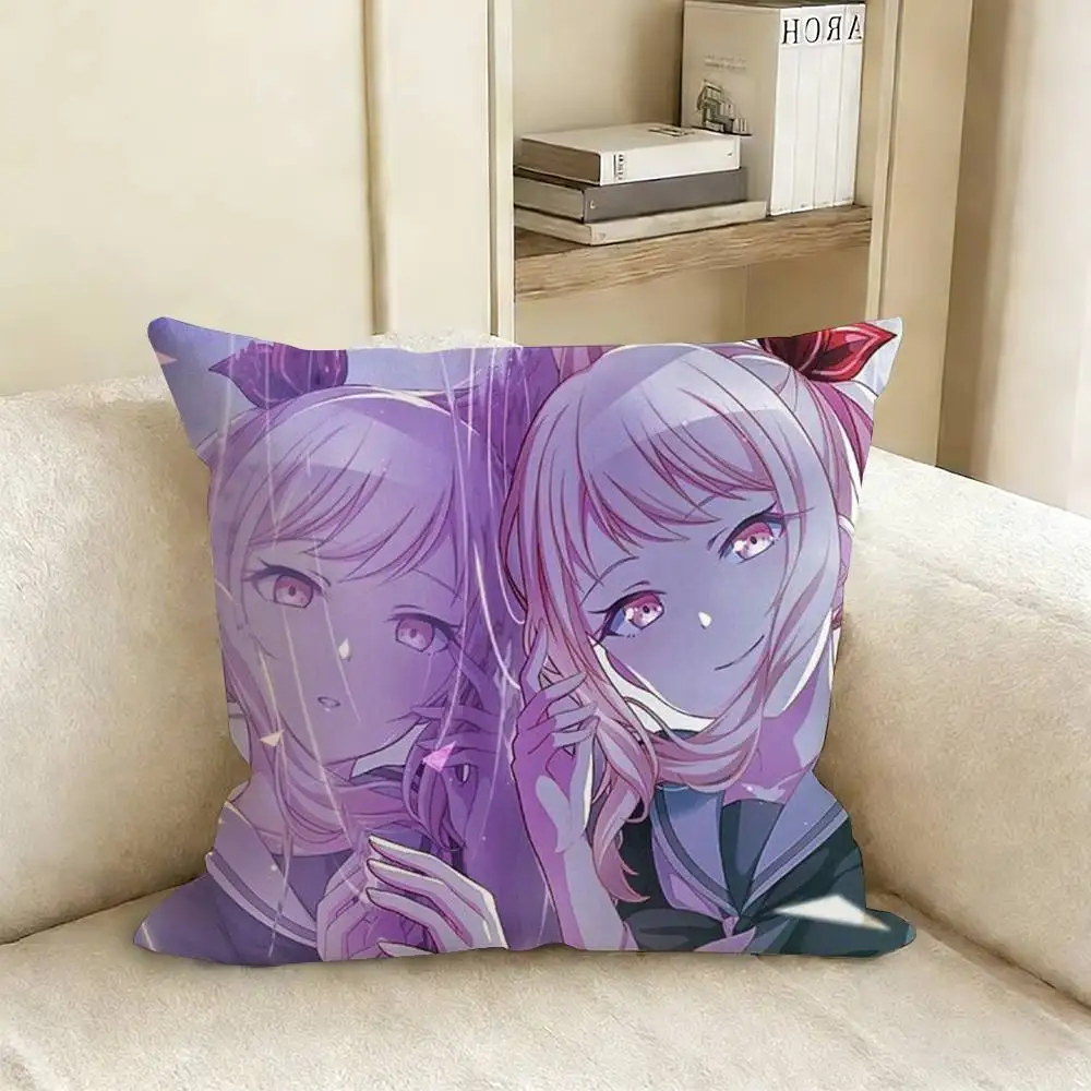 P-Project S-SEKAI Mizuki Akiyama Various Sizes Square Pillow Case For Car Home Bedchamber Decor