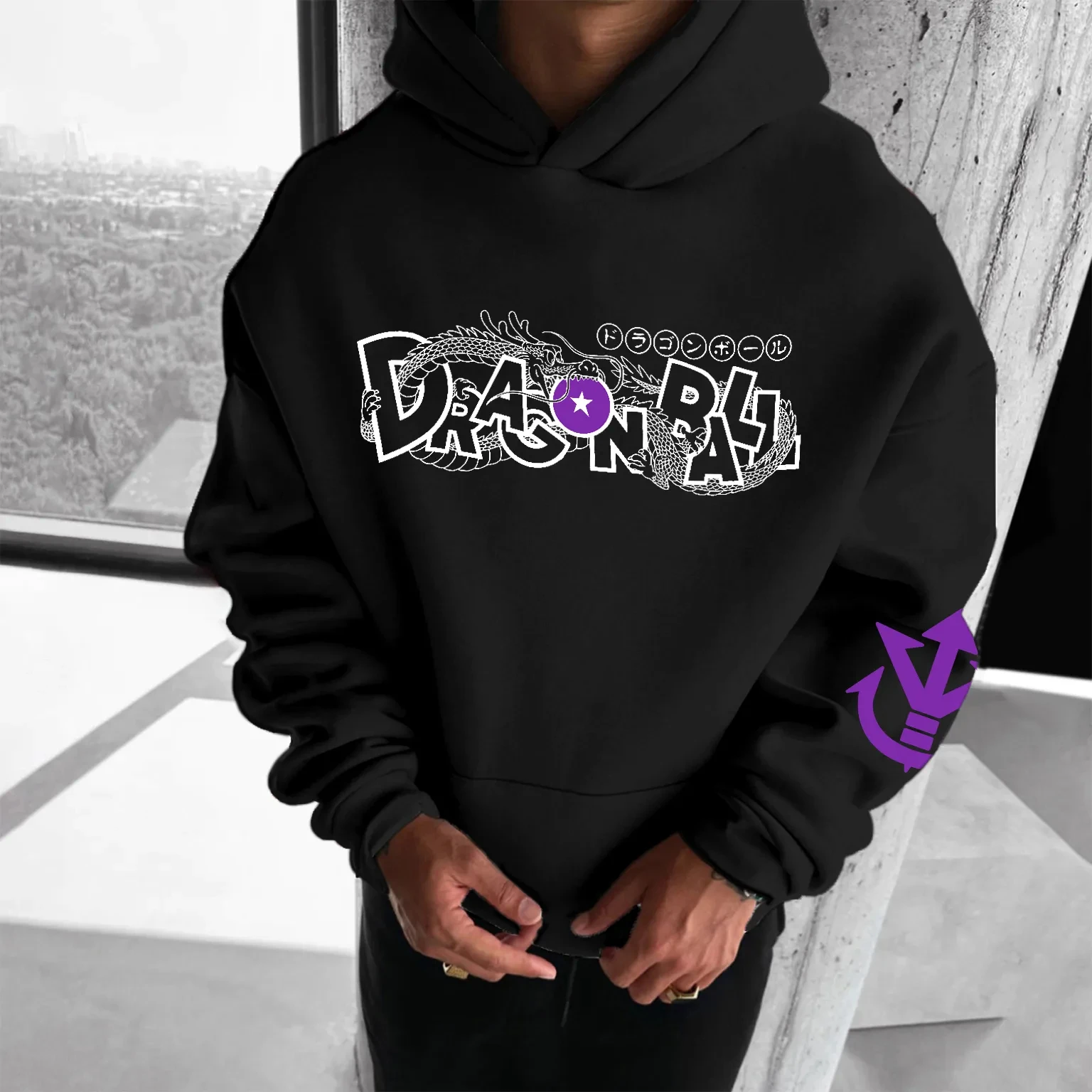 Sweat à capuche Dragon Ball – Doux, Respirant et Flexible |   Sweat à capuche confortable |   Idéal pour les activités de loisirs!