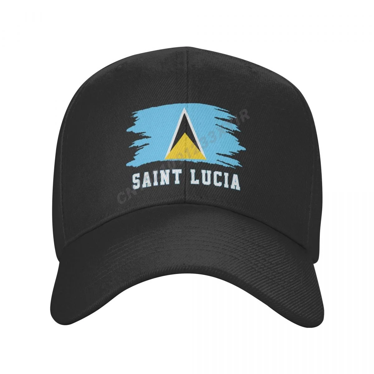 Baseball Cap Saint Lucia Flag Fans Wild Sun Shade Peaked Adjustable Outdoor Caps for Men Women