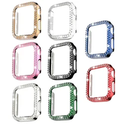 Cover for Apple Watch 41mm 40mm 38mm 45mm 44mm 42mm Protector Case Bumper iWatch Series 3 5 SE 6 7 8 9 Diamond Bling Accessories