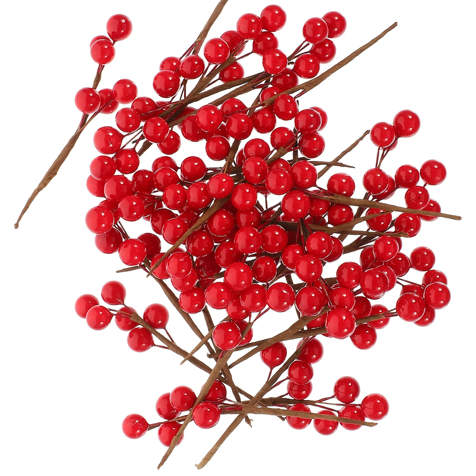 

30pcs Christmas Picks Home Party Diy Xmas Wreath Christmas Tree Picks Christmas Tree Decorations Artificial Plant Berries