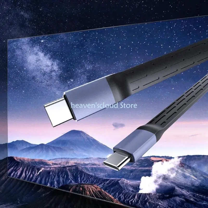 Y88B USB4.0 Loại C Cáp 240W Sạc nhanh 40Gbps Transfer Data Nhà ở