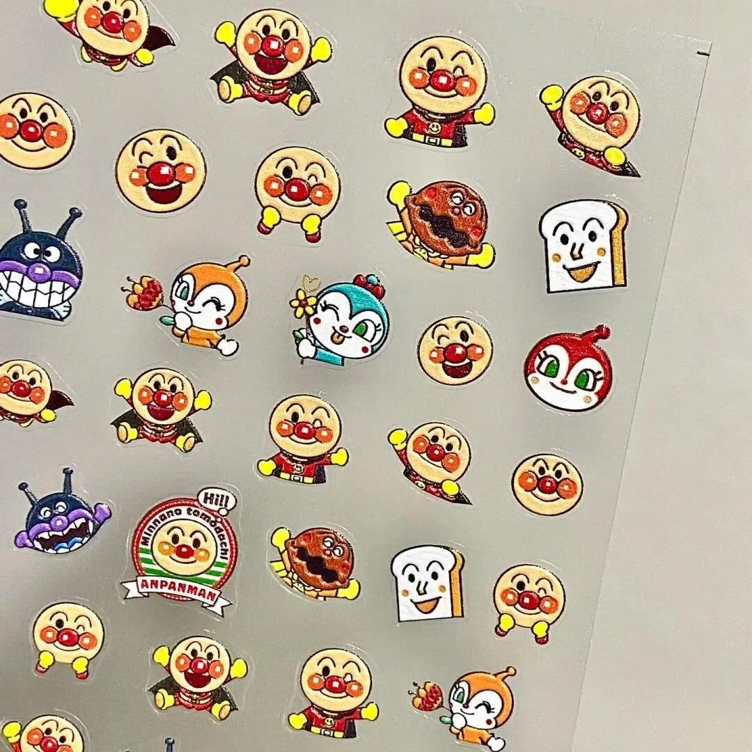 5 Buah Stiker Seni Kuku Kartun - Anime Merchandise Nepal ulasan dan harga