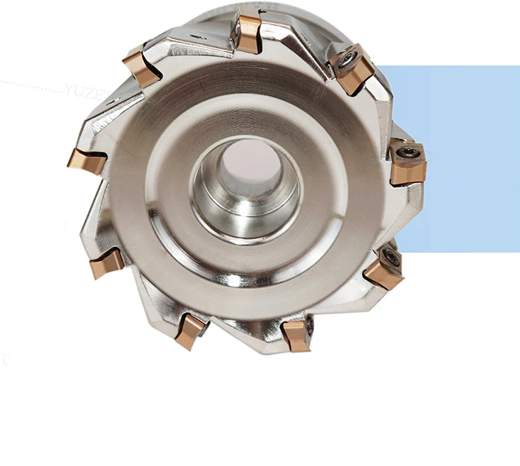 SUREWEL CNC Hi-FeedFräskopf EXN03R Bearbeitung von Stahl-Legierung 16 mm 22 mm 27 mm 32 mm 40 mm für LNMU0303 Hartmetall-Einsatz – Detail 7