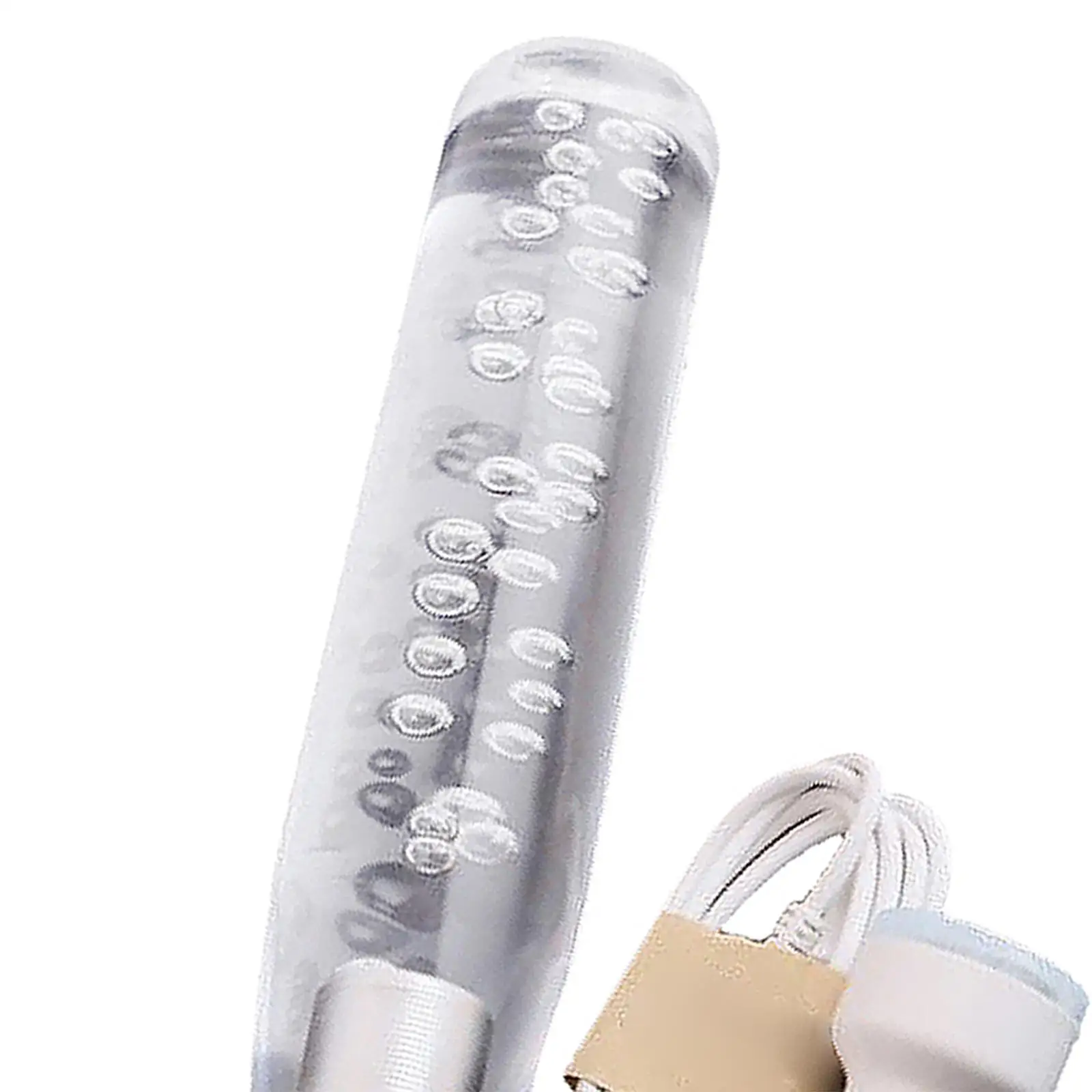 LED Crystal Bubble Manual Gear Shift Knob Universal Acrylic Stick with Adapters Car Shifter Handle for Auto Vehicles
