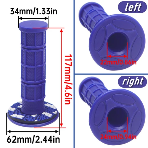 Imagen 2 del producto Empuñaduras de manillar de goma para motocicleta de 7/8 "", piezas de equipos para SDG XR50 CRF70 PW 80 KLX110 SDG SSR YZF WRF KXF RMZ