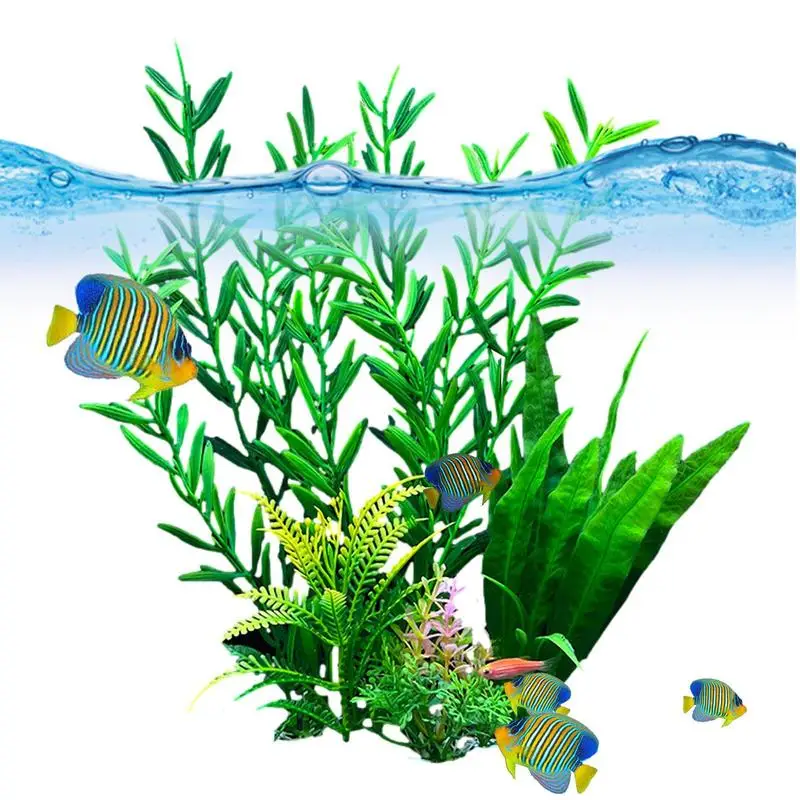 Aquarium Plants Artificial Colorful Plants For Fish Tank Pet Supplies Ornamental Products For Aquarium Hotel Sink Restaurant