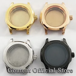 Goutent 42mm Silver Black Rose Gold 200m Waterproof Watch Case Sapphire Glass Fit NH35 NH36 Movement