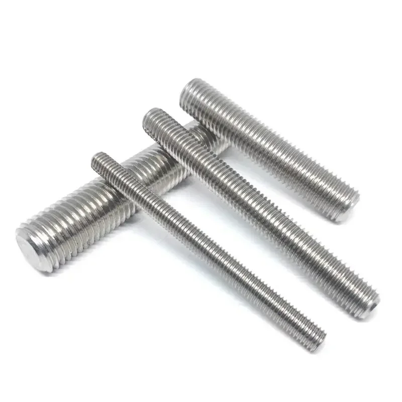 1/2/5pcs 304 Stainless Steel Fully Threaded Rods Bar Stud Metric Bolt Full Thread M8 M10 M12 M14 M16 Length 25-200mm