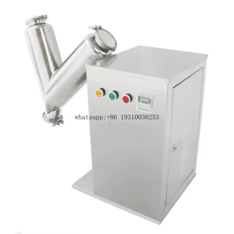 

Vertical Stainless Steel V-Type Mixer Manufacturing Plant Used Detergent Powder Food Blending Chemical Mixing