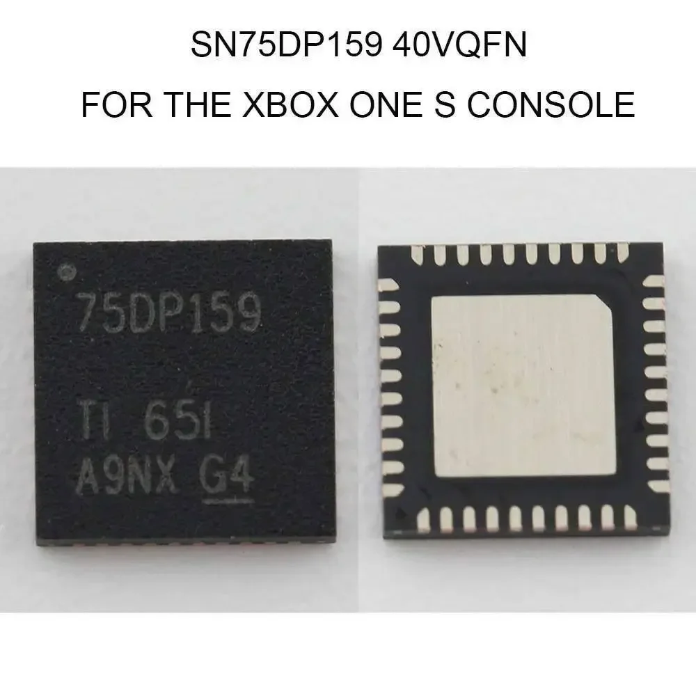 1pcs 75DP159 40VQFN for Xbox One S Slim Console Repacement HDMI IC Chip SN75DP159