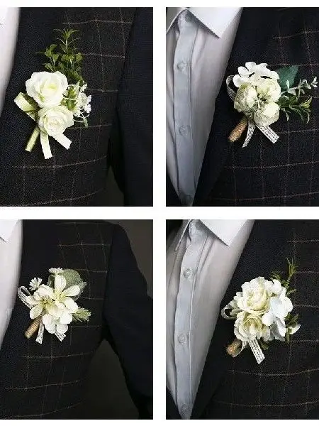 elegant-silk-rose-wedding-corsage-and-boutonniere-set-for-men-and-women-luxury-floral-accessories-for-bridal-parties