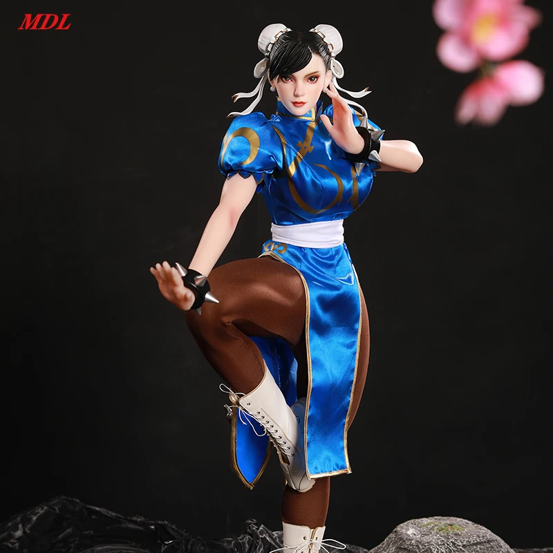 Cartoon Anime Boneca com Articulação de Liga Ajustável, BJD Anime Envolto, Boneca Chunli, Corpo De Silicone, Cabeça De Resina, MDL, 64cm