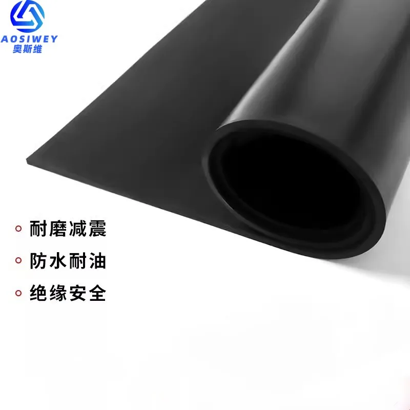 20cmx100cm NBR Nitrile Rubber Buna Plate Sheet Gasket  1mm 1.5mm 2mm 3mm  Acid Oil Alkali Resistant