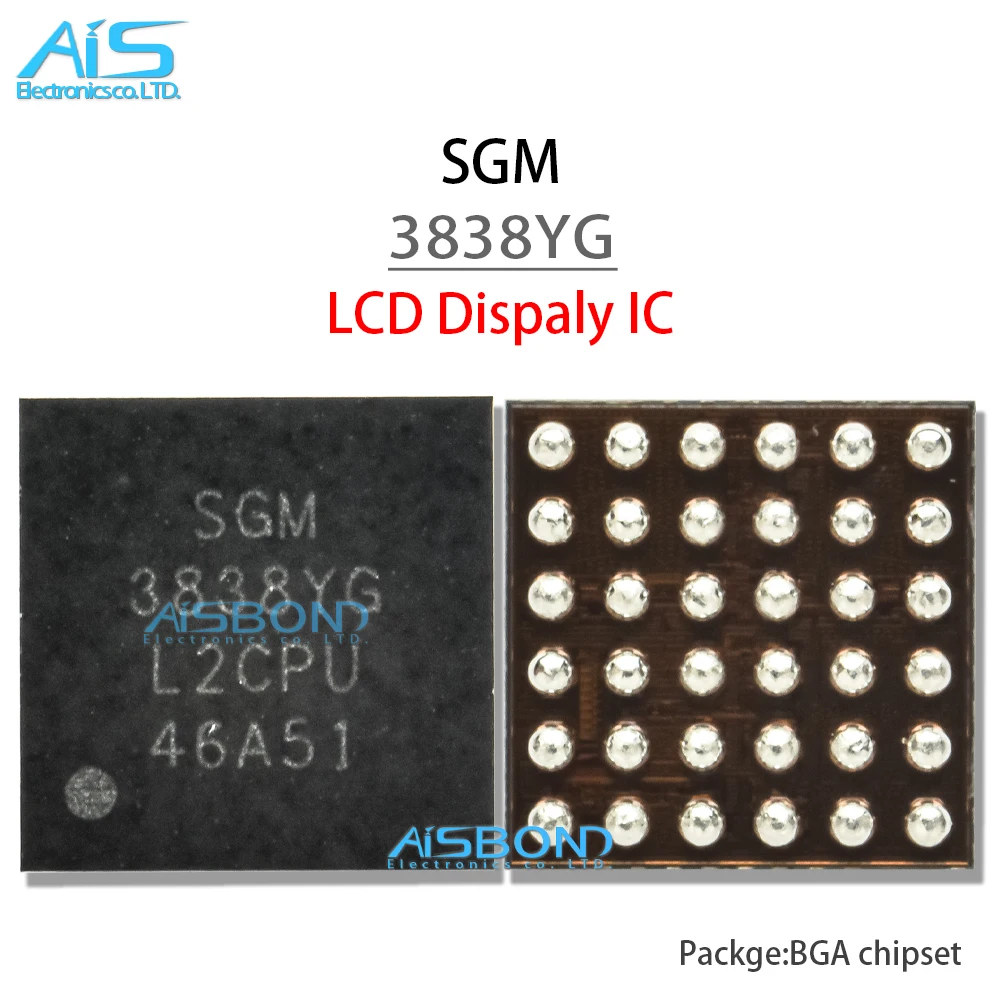 2Pcs/Lot New original SGM3838YG SGM 3838YG 3838 YG LCD Display IC LCD Power Chip 36pin DSGBA-36