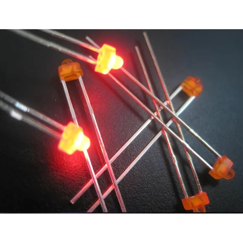 30PCS 1.8 millimetri di Luce diodo LED Bianco Giallo Rosso Verde Arancione Blu colore Originale DIP LED